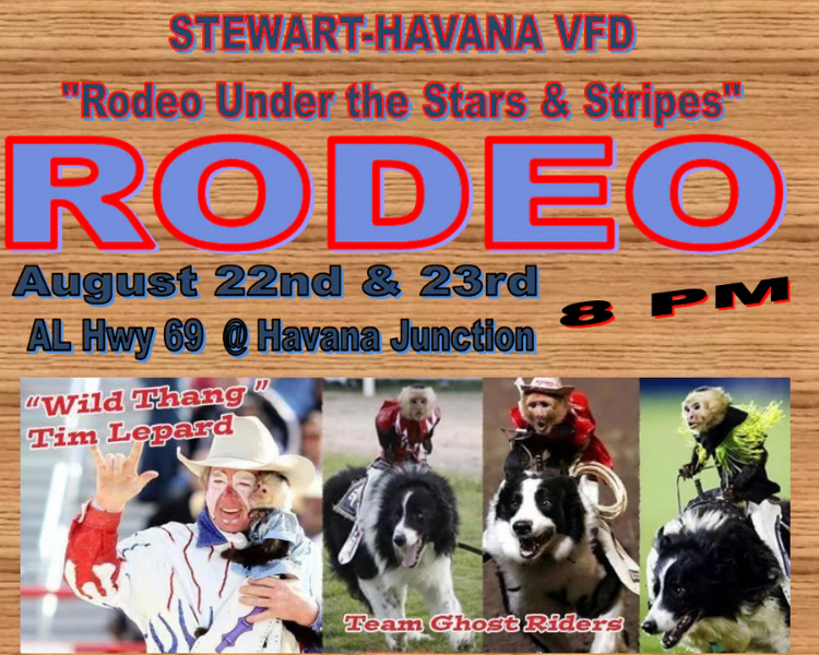 Grab Your Tickets Now for the Stewart-Havana VFD Rodeo!