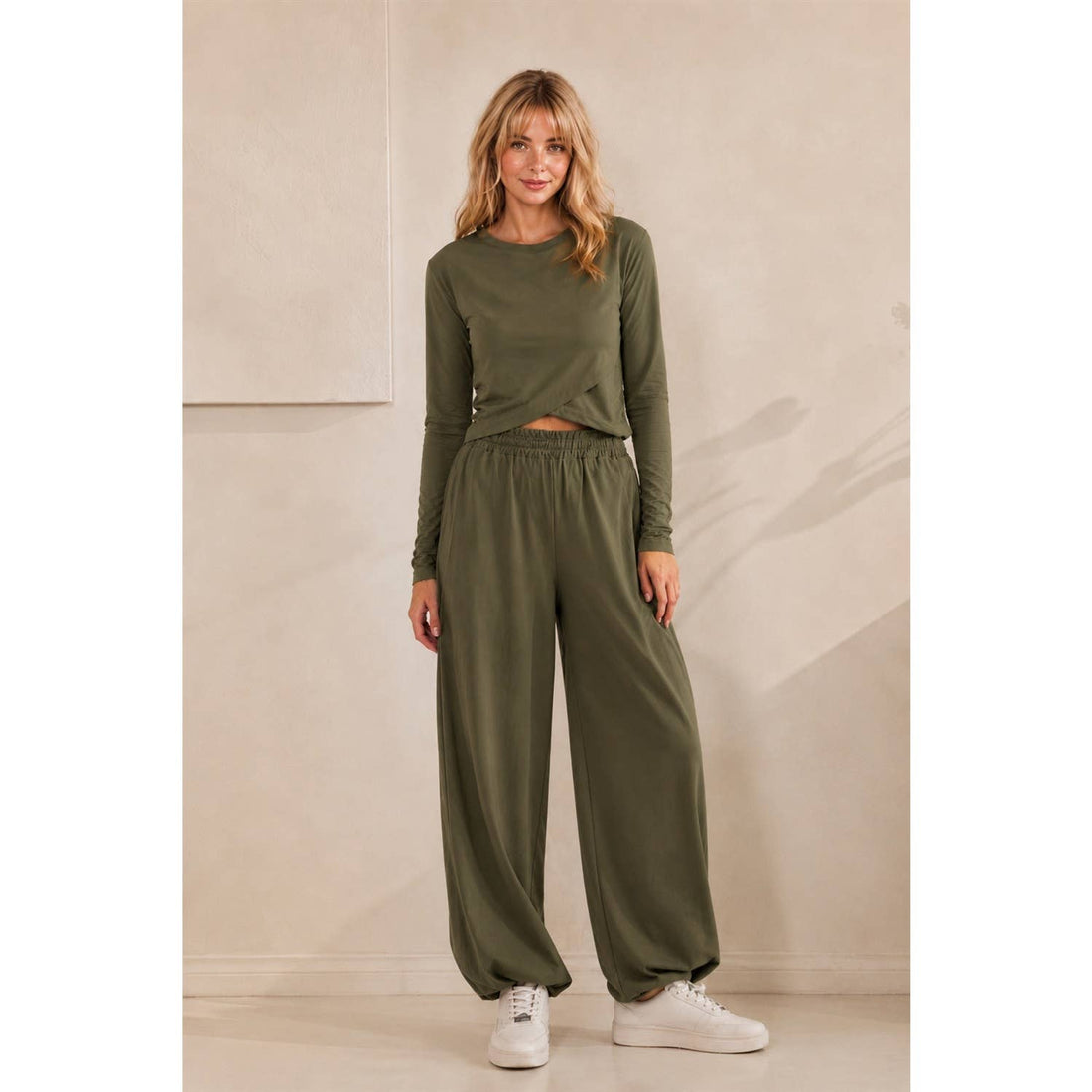 Cozy Twist Lounge Set: Charcoal / M