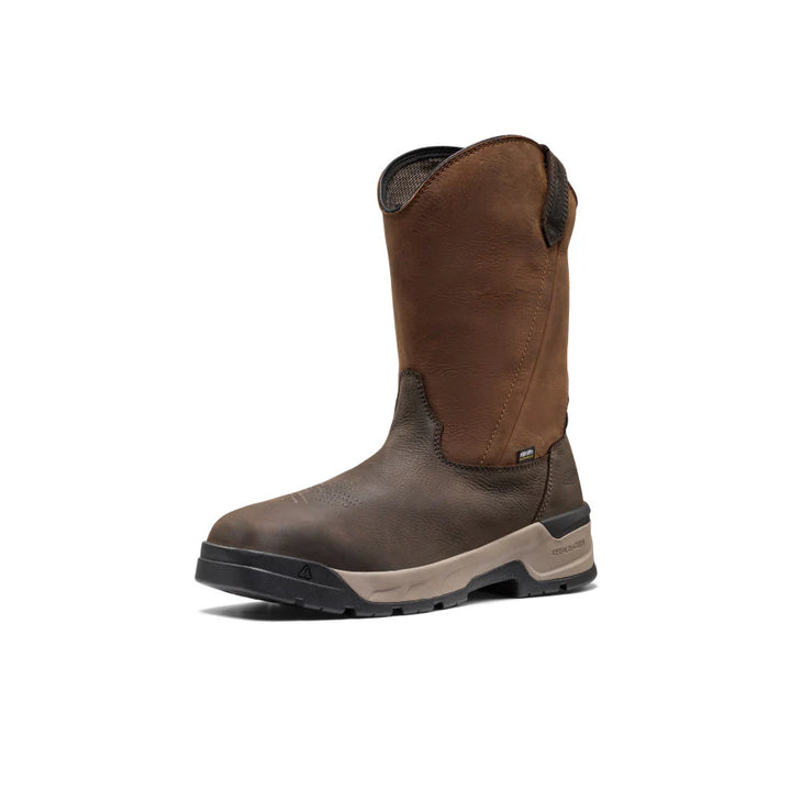 KEEN Utility Men's Flatland Pull-On Waterproof Soft Toe Work Boot – 1031452