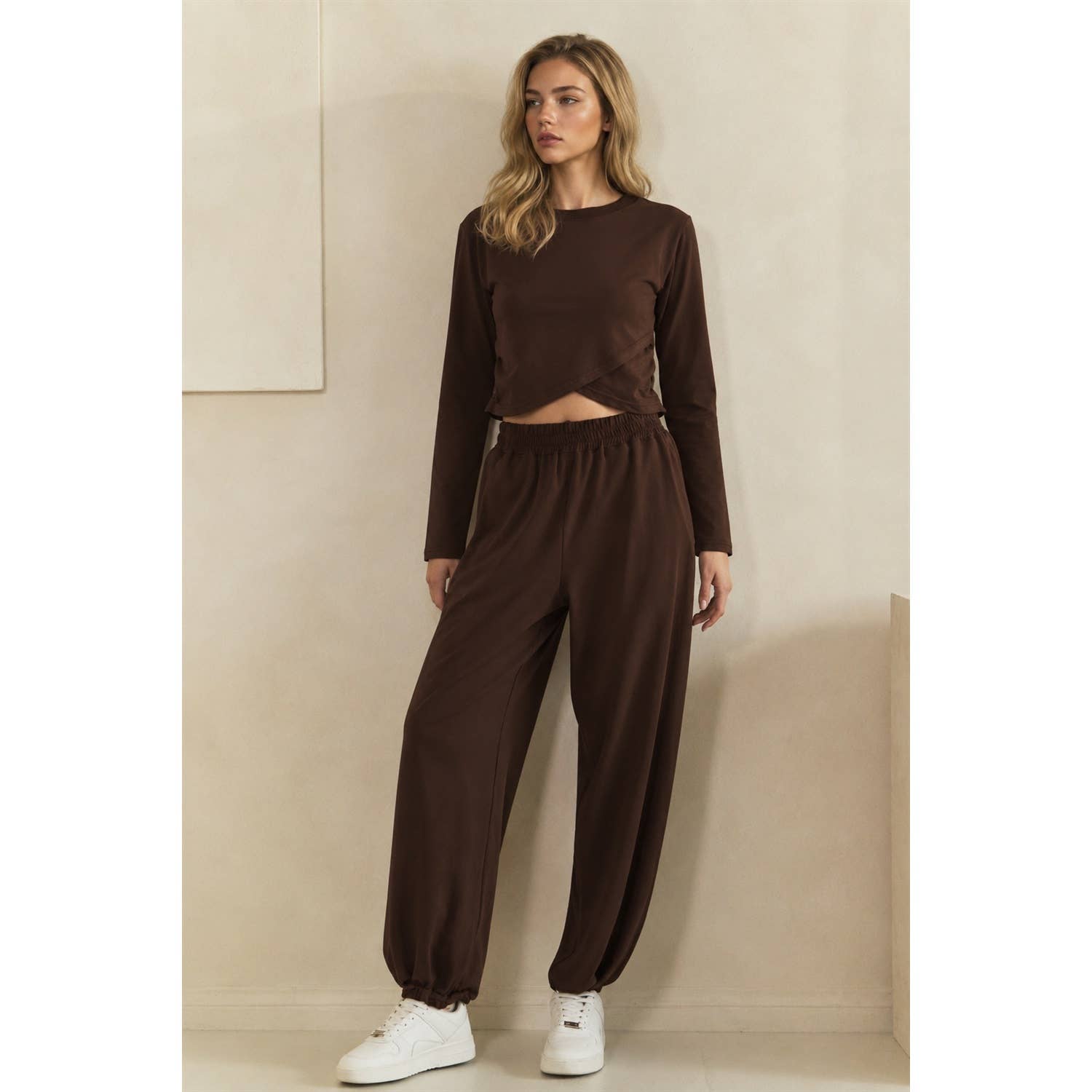Cozy Twist Lounge Set: Charcoal / L