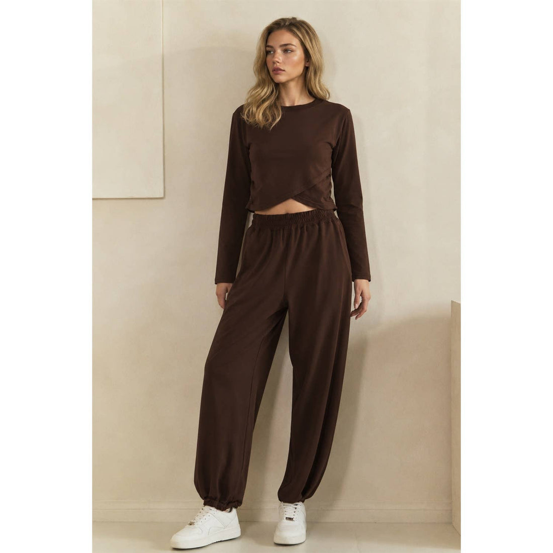 Cozy Twist Lounge Set: Charcoal / L