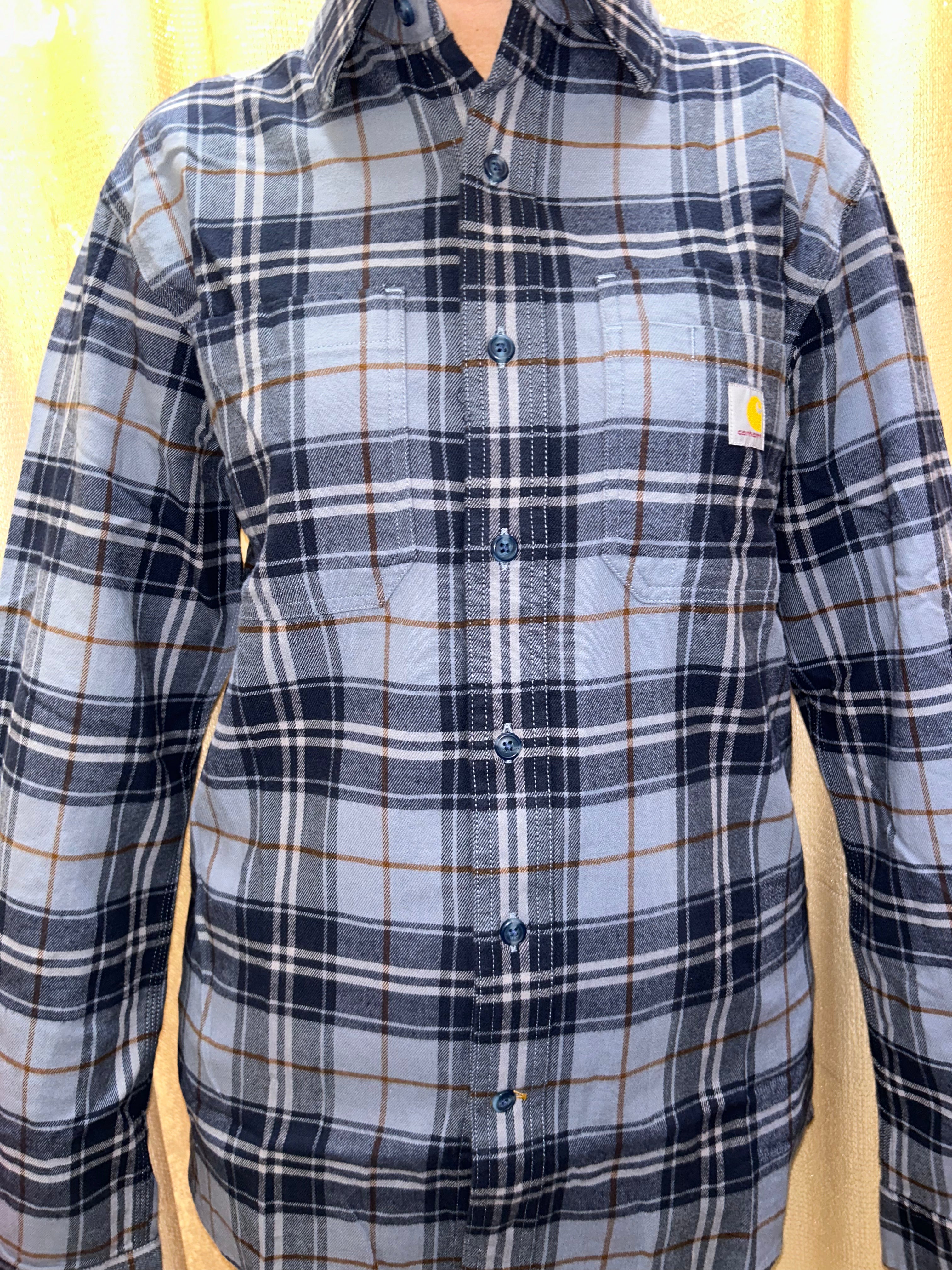 Carhartt Rugged Flex Midweight Flannel Plaid Shirt – Relaxed Fit (107010)