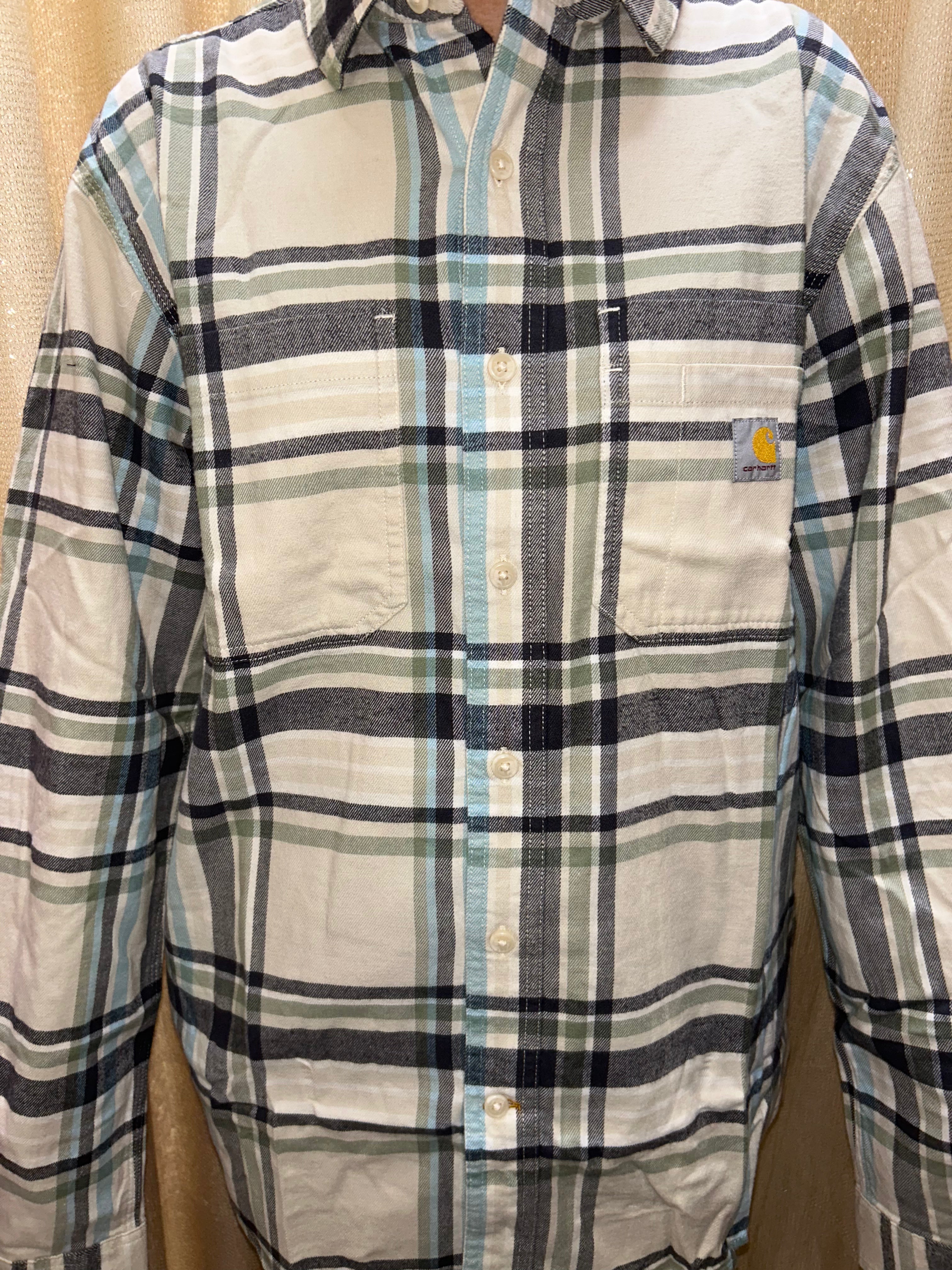 Carhartt Rugged Flex Midweight Flannel Plaid Shirt – Relaxed Fit (107010)