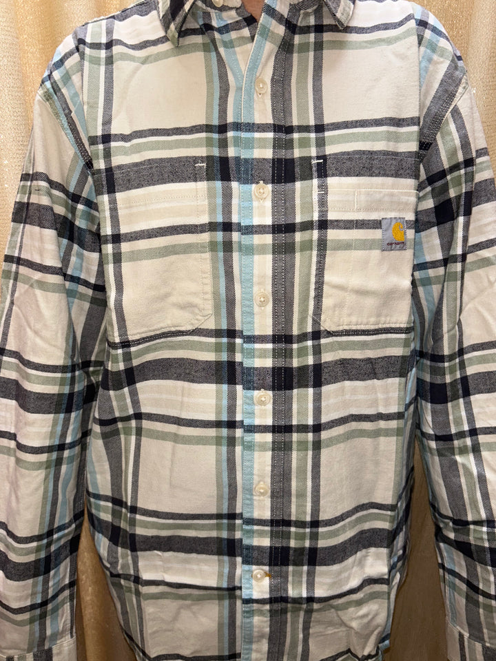 Carhartt Rugged Flex Midweight Flannel Plaid Shirt – Relaxed Fit (107010)