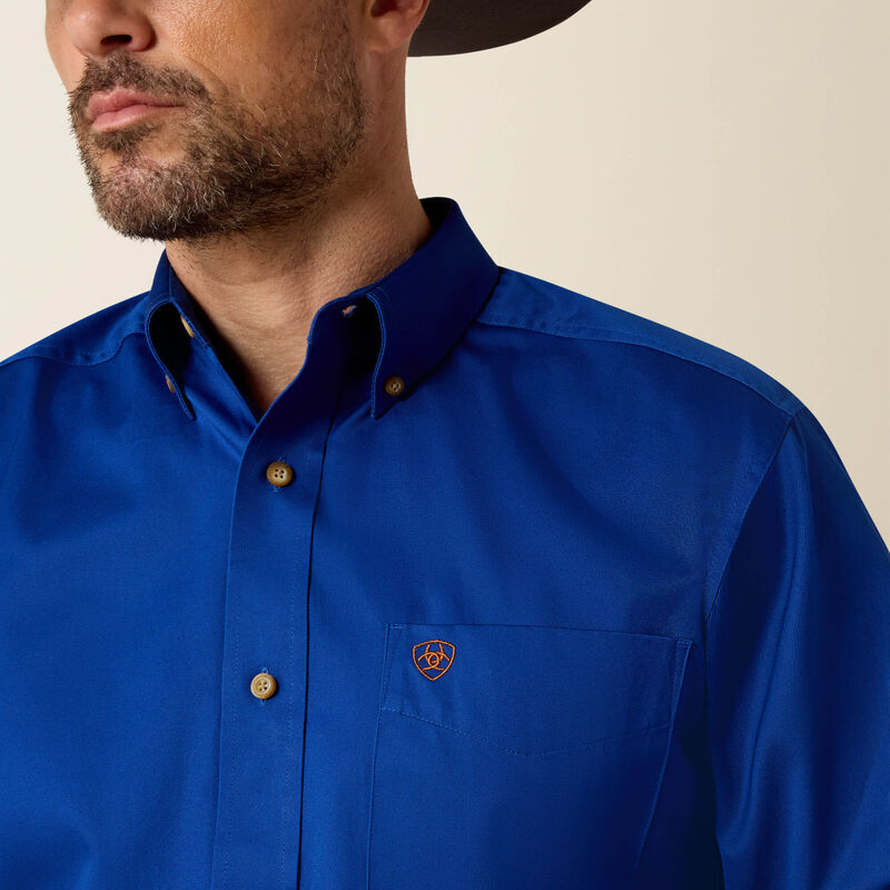 Ariat Solid Twill Classic Fit Shirt – Ultramarine 10006660