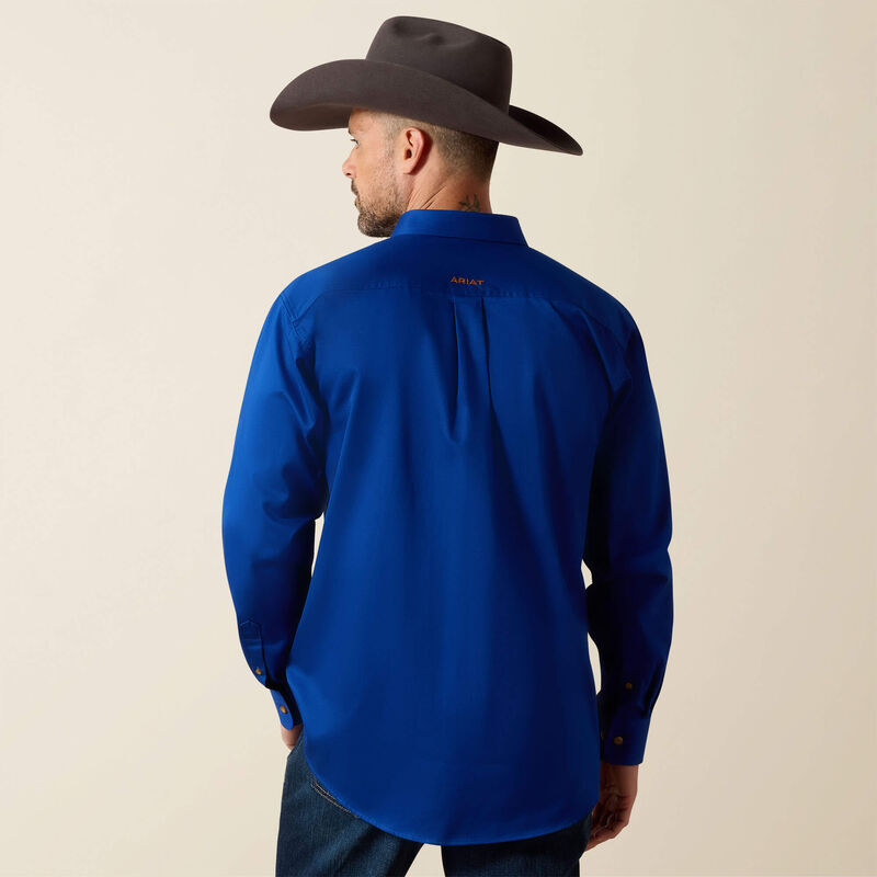 Ariat Solid Twill Classic Fit Shirt – Ultramarine 10006660