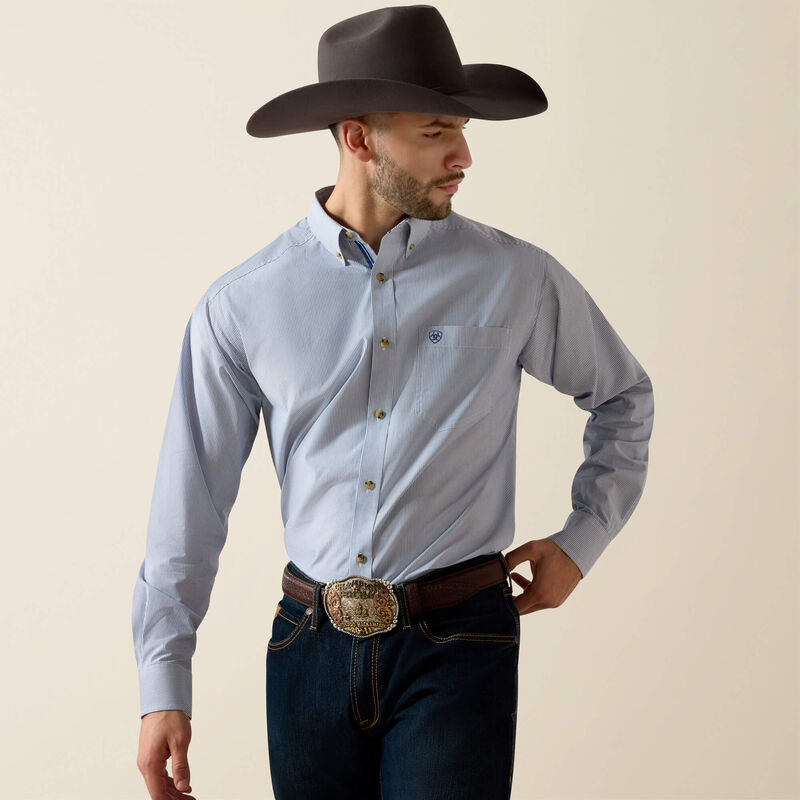 Ariat Pro Series Dayne Classic Fit Shirt – True Blue 10023597