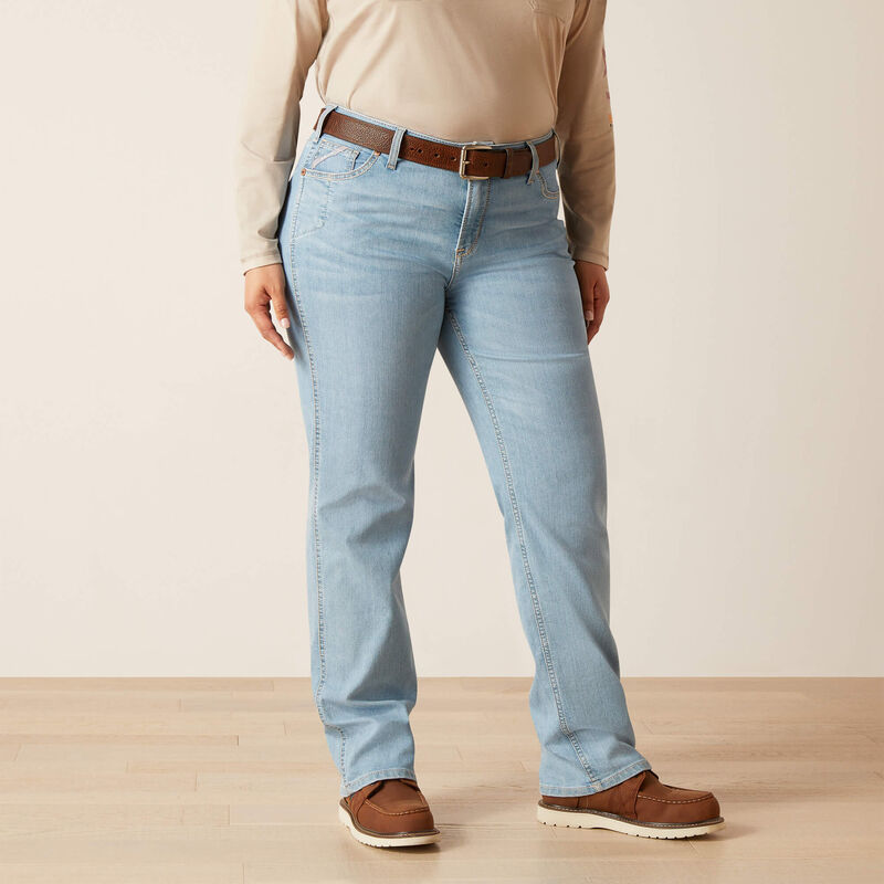 Ariat Rebar Riveter Straight Jean – Coldwater (Women10045373)