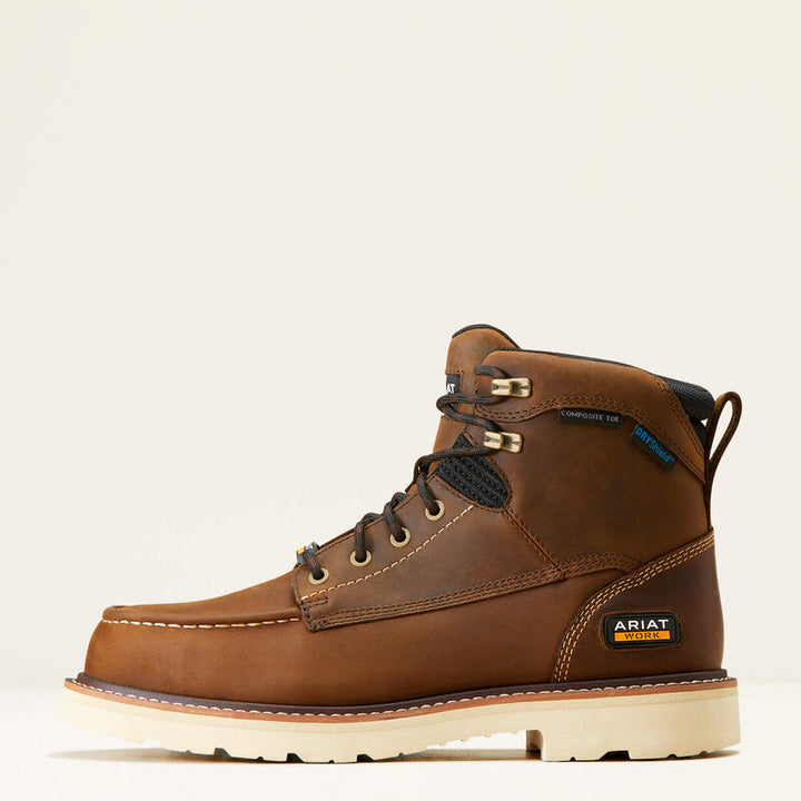 Ariat Rebar Lift 6-inch Work Boot – Distressed Brown 10046876