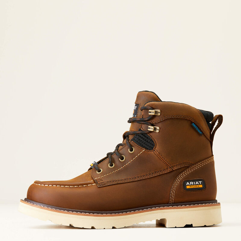 Ariat Rebar Lift 6″ Waterproof Work Boot – Distressed Brown (Medium) 10046877