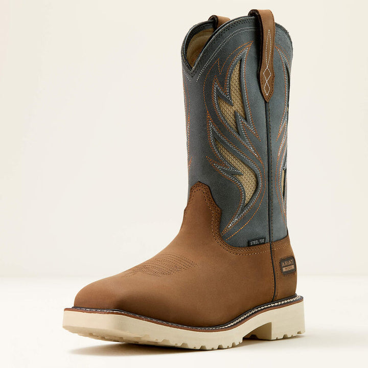Ariat Activator VentTEK Steel Toe Work Boot – Alamo Brown / Stone Grey (10061284)