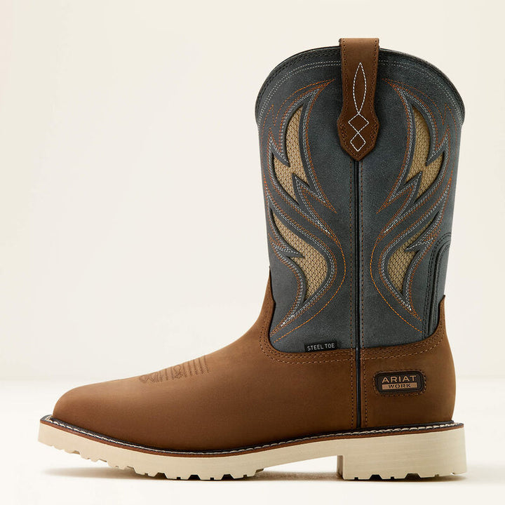 Ariat Activator VentTEK Steel Toe Work Boot – Alamo Brown / Stone Grey (10061284)