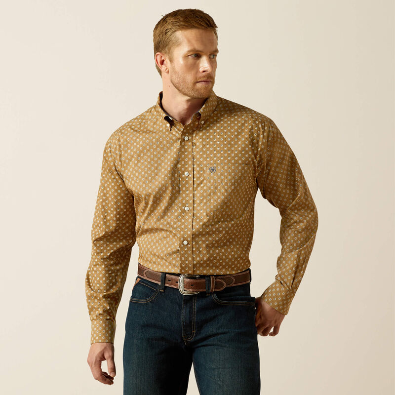 Ariat® Watchman Long-Sleeve Work Shirt – Khaki (P33495)