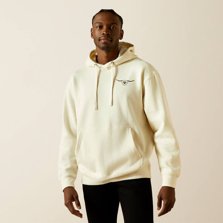 Ariat® Shield Steerhead Hoodie – Oatmeal (P33342)