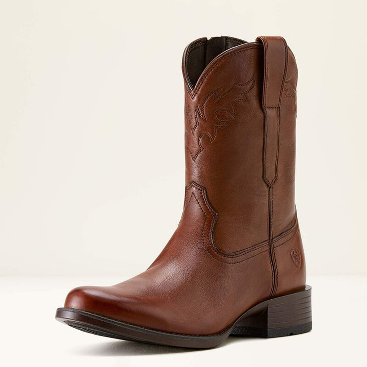 Ariat Sonoro Roper Toe Western Boot – Cinnamon Brown (10063982)