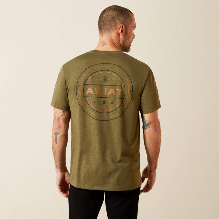 Ariat Ropers Seal T-Shirt – Men’s Western Graphic Tee (10065888)