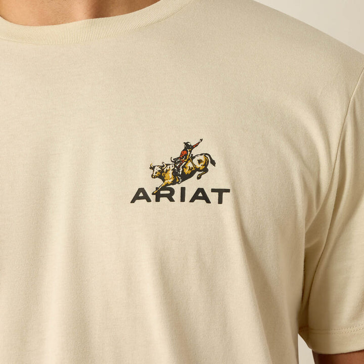 Ariat Ride Em Cowboy Classic Fit T-Shirt – Men’s Western Graphic Tee (10071199)