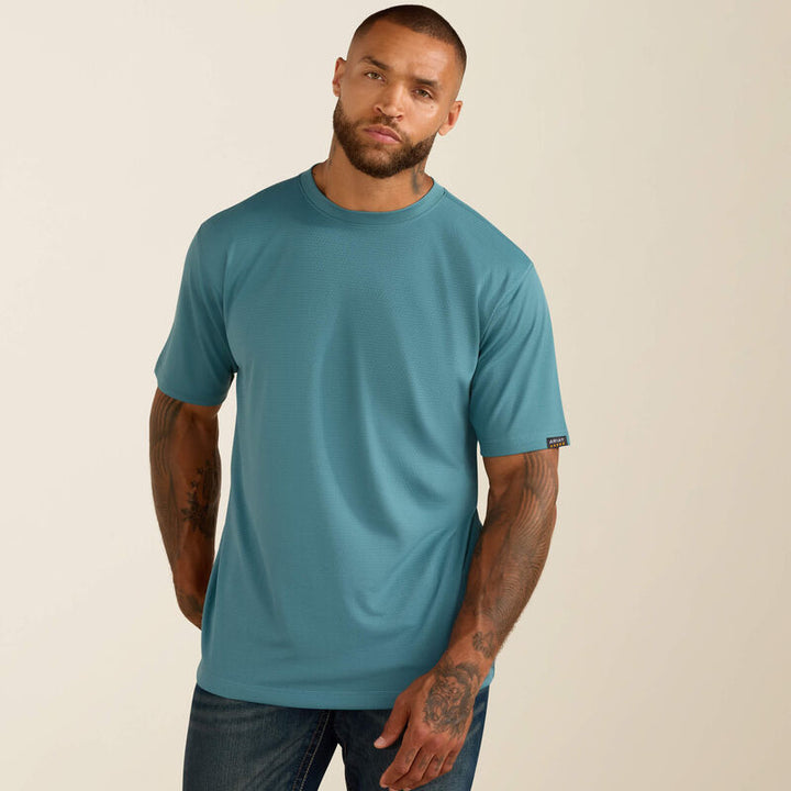 Ariat® Men’s Rebar® Heat Fighter™ Textured Logo T-Shirt (10071313)