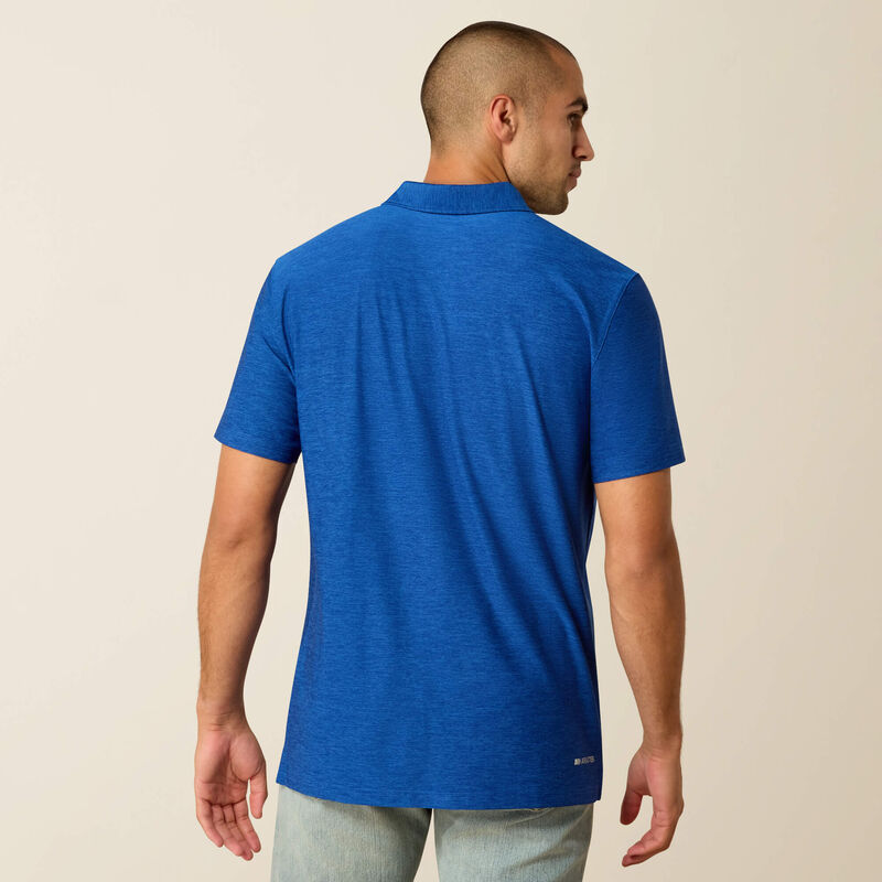 Ariat Charger 2.0 Fitted Performance Polo – Blue Quartz | 10071491