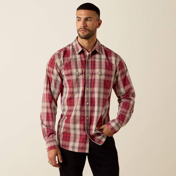 Ariat Retro Hawthorne Fitted Snap Shirt – Men’s Western Snap Shirt (10071645)
