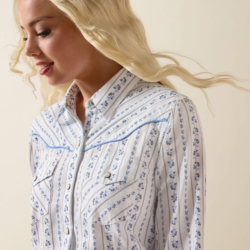 YTH Grace Shirt BLOSSOM STRIPE 10073447