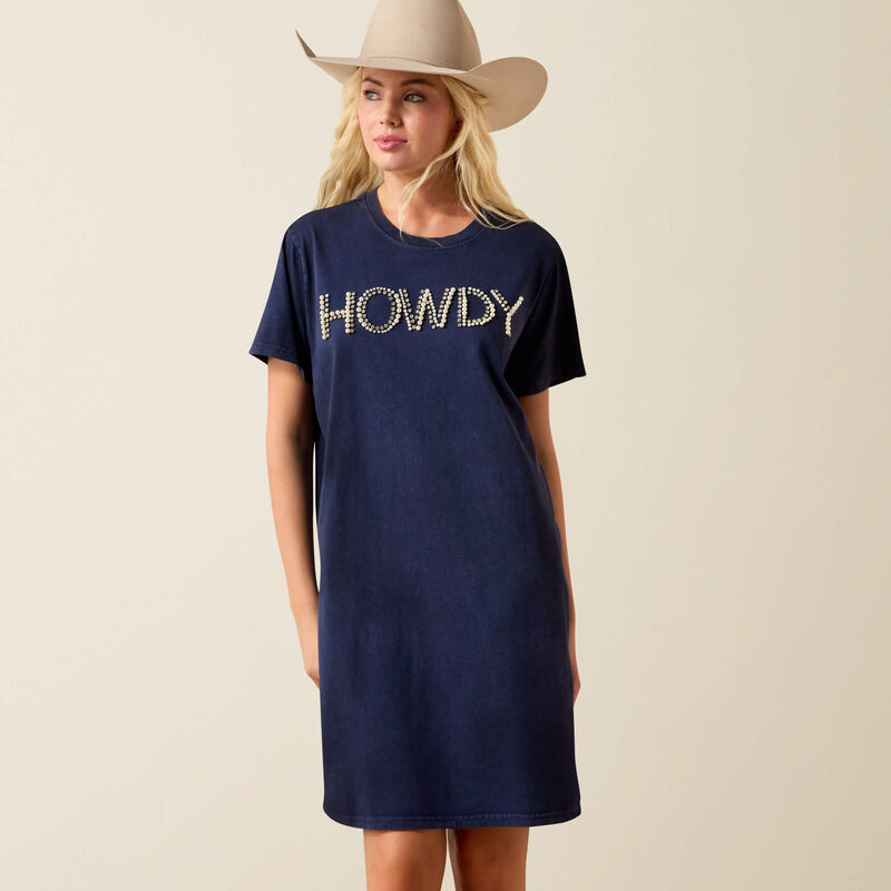 WMS Howdy Pearl Dress NAVY ECLIPSE 10073543