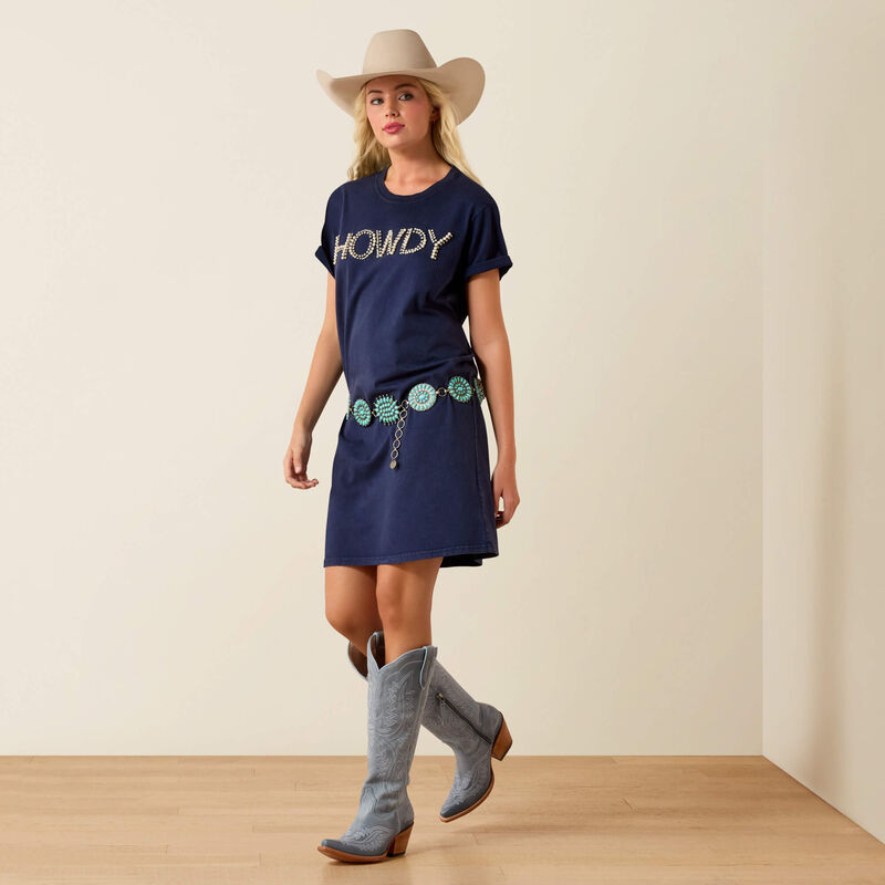 WMS Howdy Pearl Dress NAVY ECLIPSE 10073543