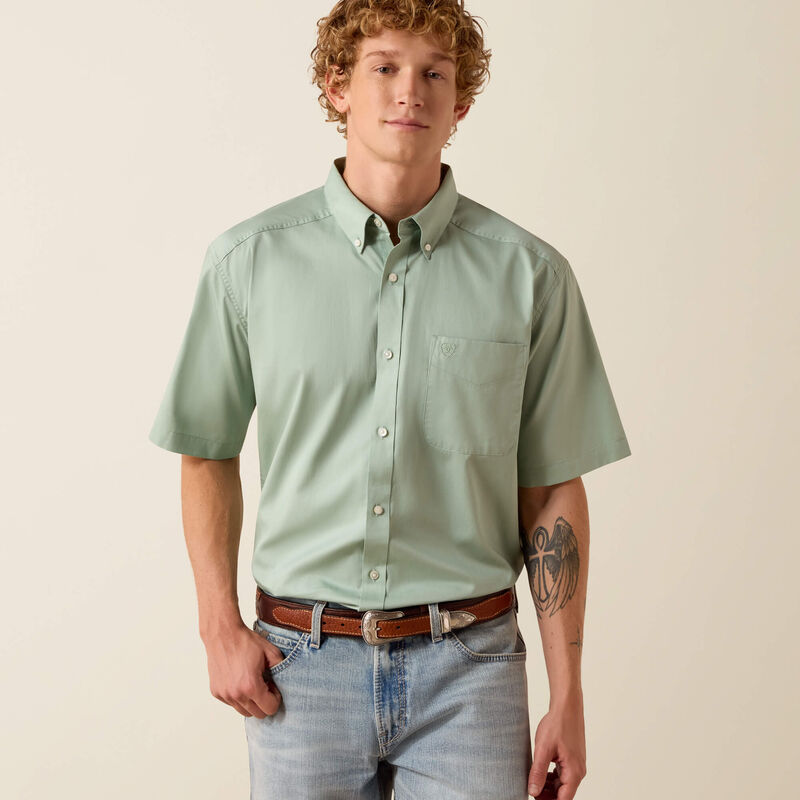 MENS ARIAT LTWGHT TWILL SS: 10073617