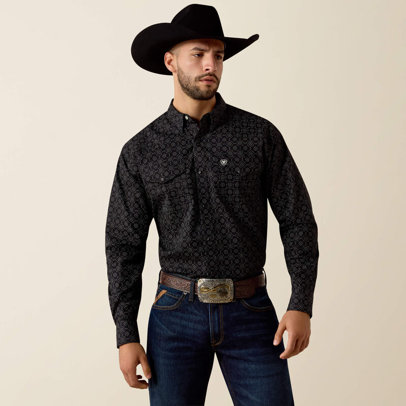 MENS ARIAT FRTIZ LS PEARL SNAP: 10073621