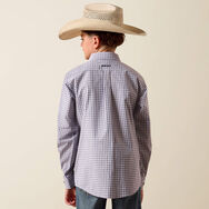 YTH Pro Series Blaire Shirt SLEET GREY PLAID 10073636