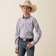 YTH Pro Series Blaire Shirt SLEET GREY PLAID 10073636