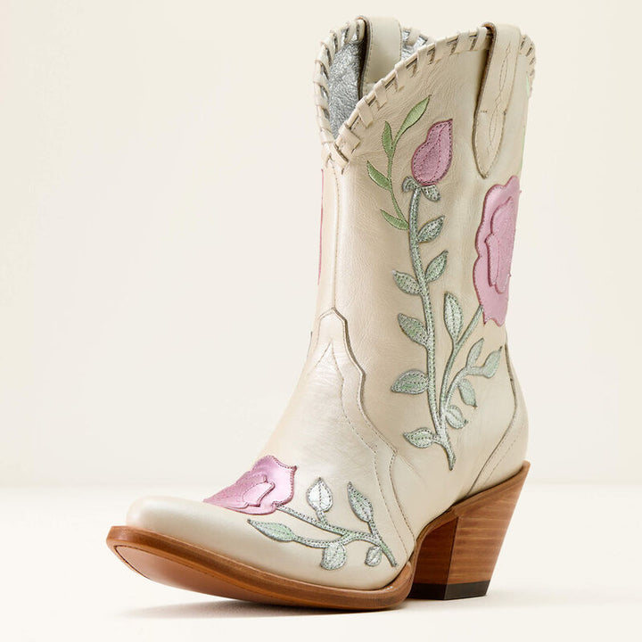 WMS Arrosa J Toe Western Boot IVORY PEARL 10074349