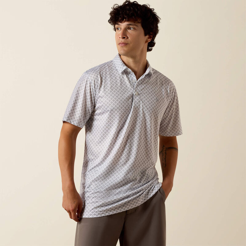 MNS 360 Airflow Polo EILEEN GREY 10073508