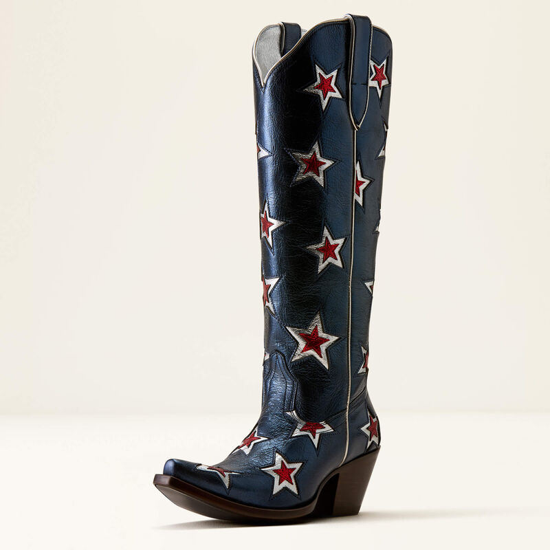 WMS Casanova Star X Toe Western Boot STARLIGHT BLUE 10080446
