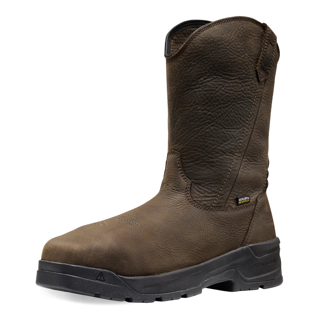 KEEN Utility Men's Flatland Waterproof Carbon Toe Met Guard Work Boot – 1032254