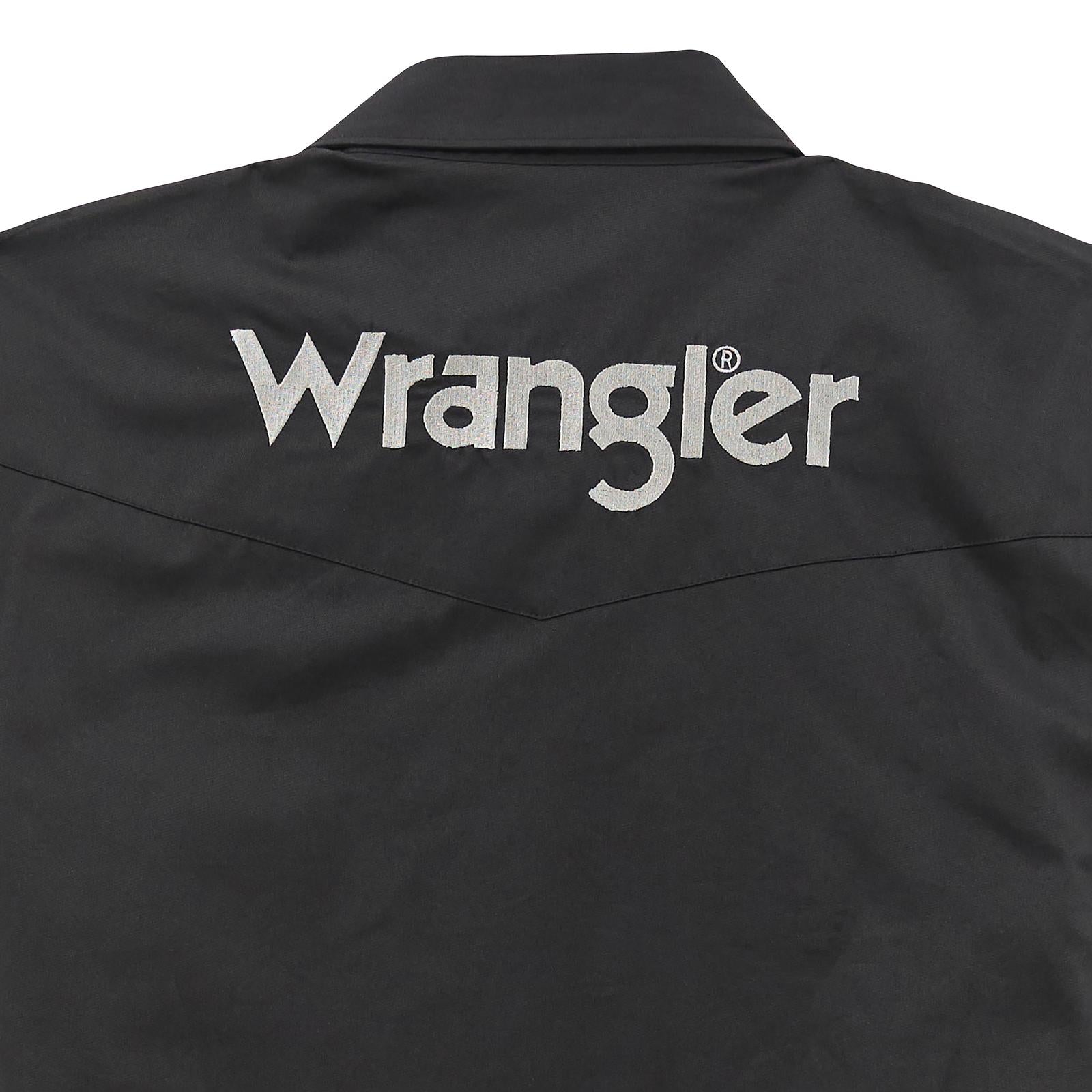 Men's Wrangler® Logo Western Snap Shirt | Long Sleeve Cowboy Shirt 112368538