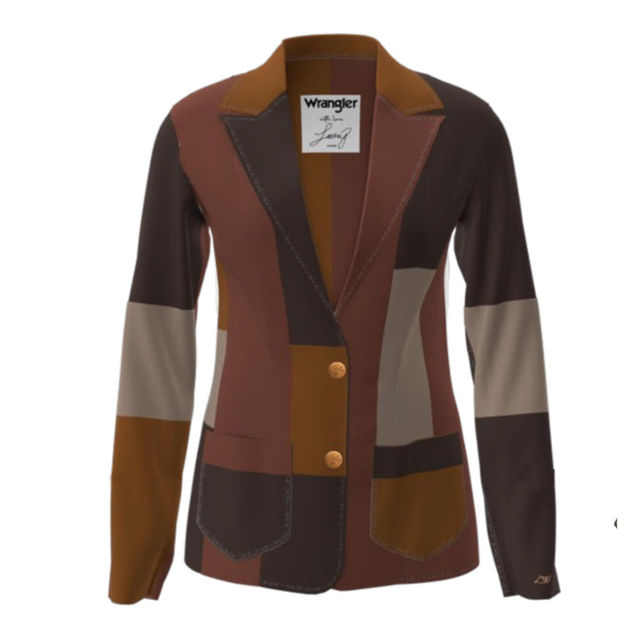 Wrangler X Lainey Wilson Patchwork Corduroy Blazer – Brown (112370395)