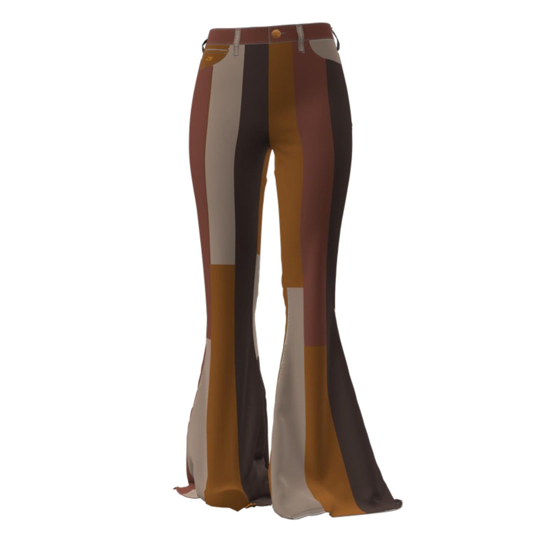 Wrangler X Lainey Wilson Patchwork Corduroy Bell Jean – Brown (112370628)