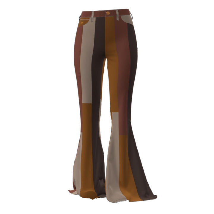 Wrangler X Lainey Wilson Patchwork Corduroy Bell Jean – Brown (112370628)