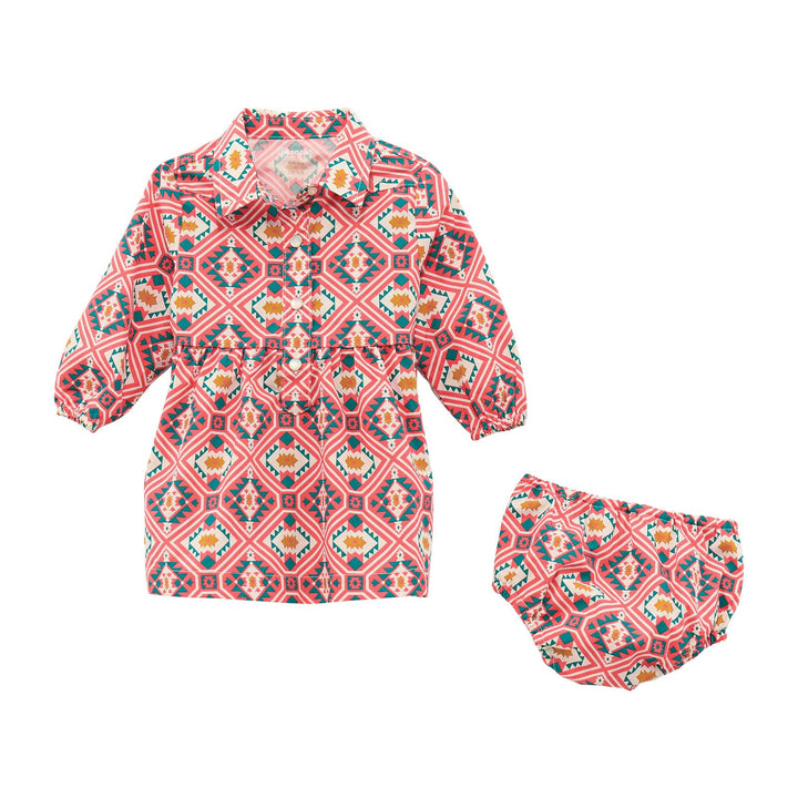Wrangler Baby Girl Woven Dress – Red (Style 112371920)