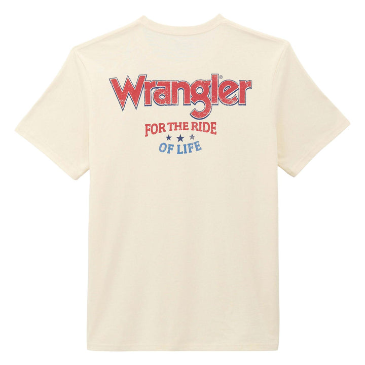 Wrangler® Graphic Short Sleeve T-Shirt – Regular Fit – Antique White | 112375740
