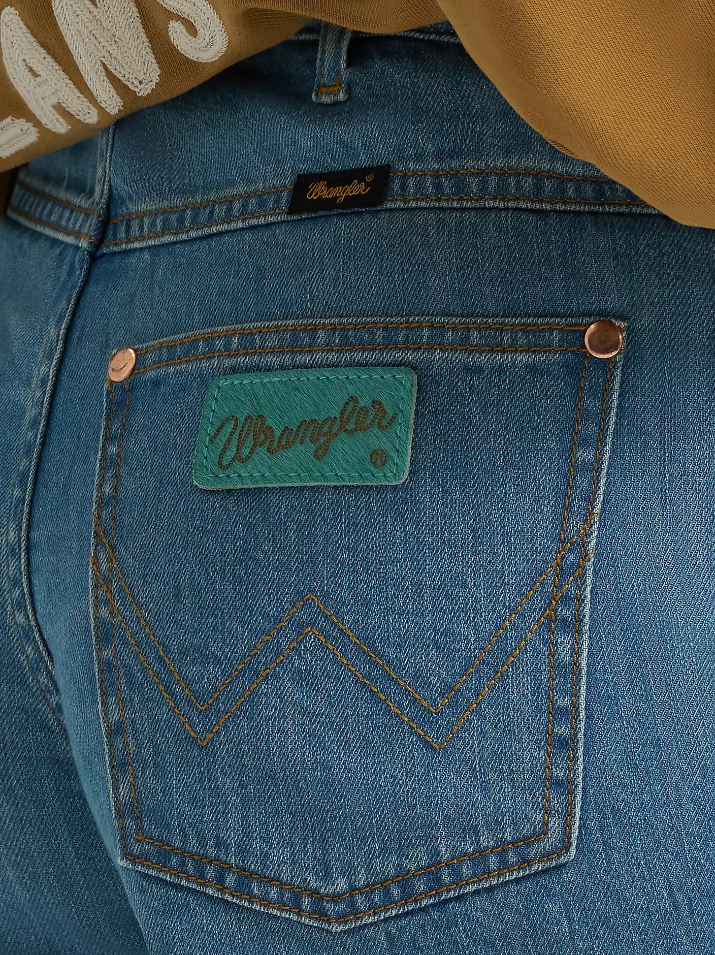 Wrangler® X Lainey Wilson Embroidered Cowboy Short – Denim | 112375881