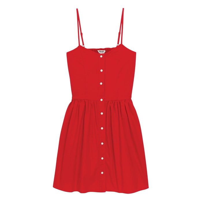Wrangler Retro® Americana Sleeveless Snap Dress – Red | 112379499