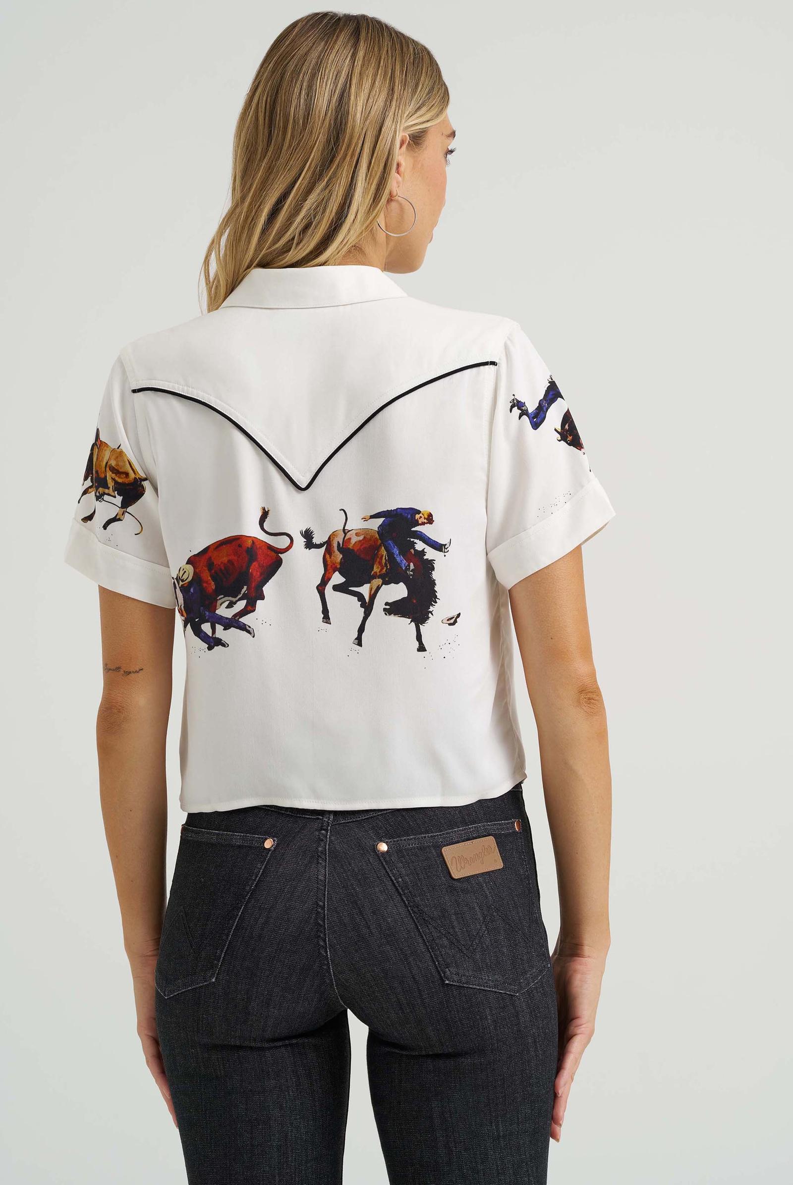 Wrangler® X Lainey Wilson Rodeo Camp Shirt – White | 112380469