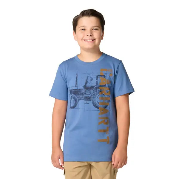 Carhartt® Boys’ Short Sleeve Tractor Tee – CA6797-HS2