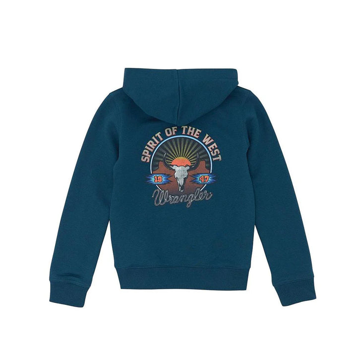 Wrangler® Boys Graphic Hoodie – Regular Fit – Reflecting Pond (112365741)