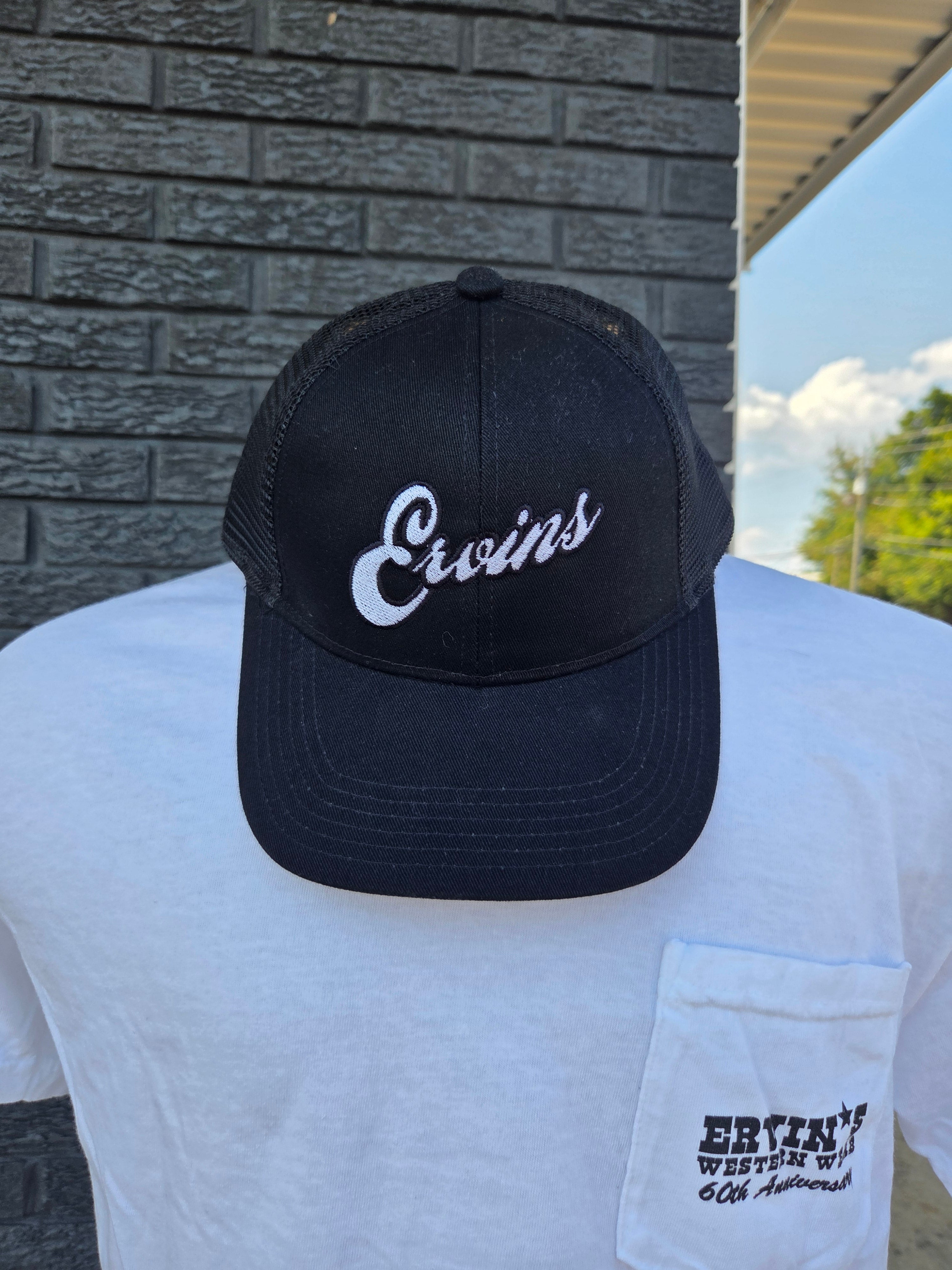 Ervin’s Velcro-Back Embroidered Cap