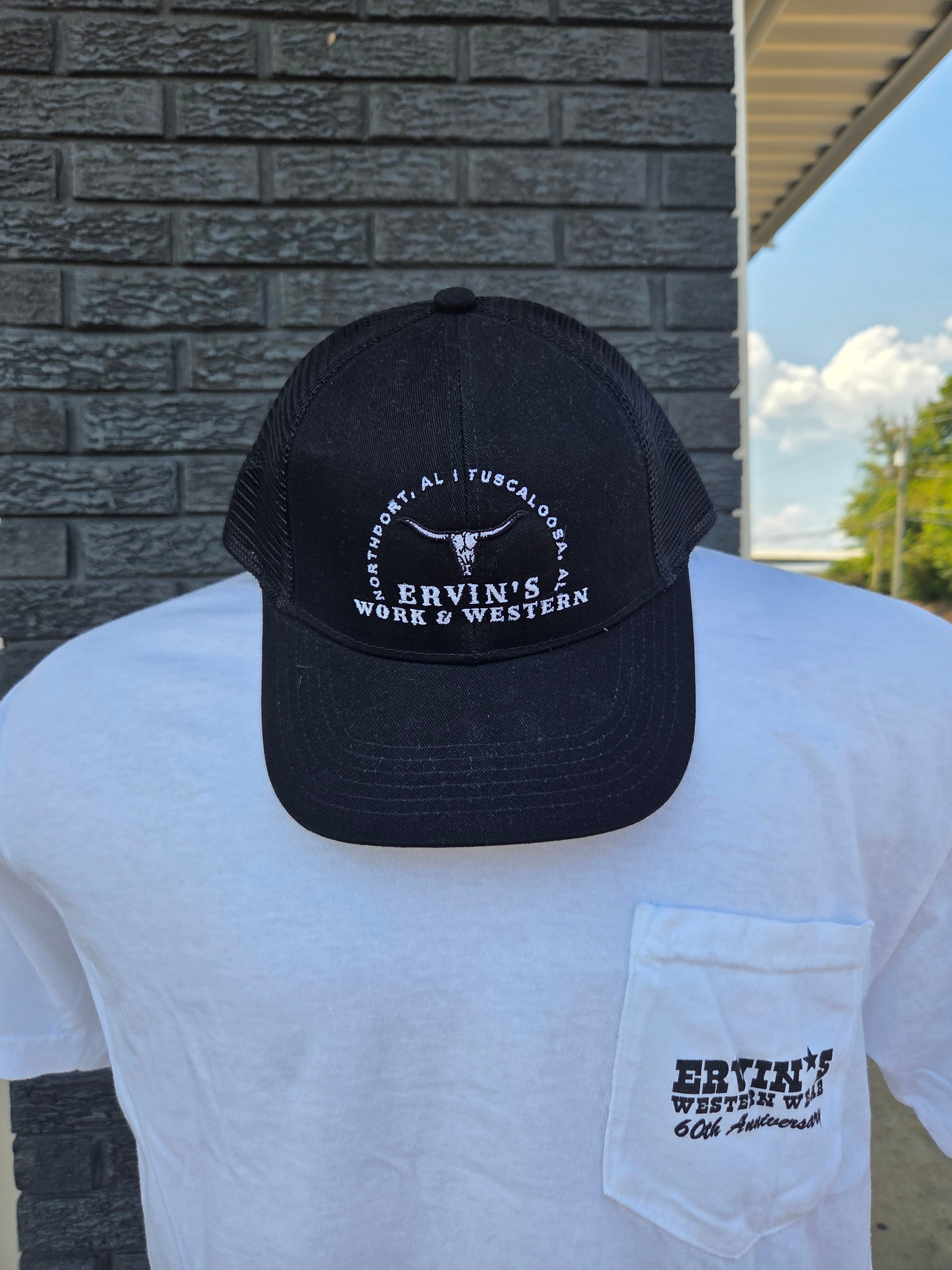 Ervin’s Velcro-Back Embroidered Cap