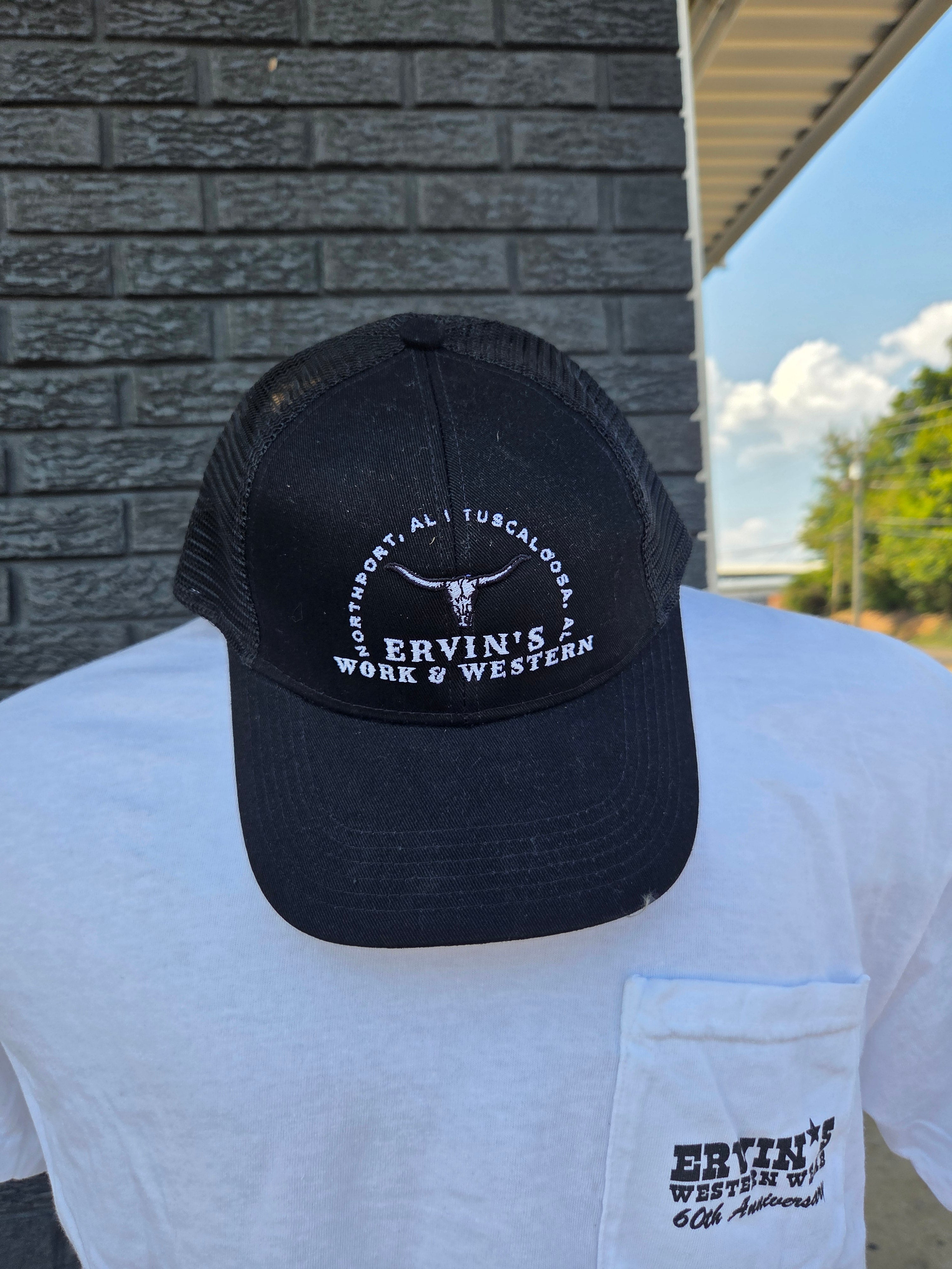 Ervin’s Velcro-Back Embroidered Cap