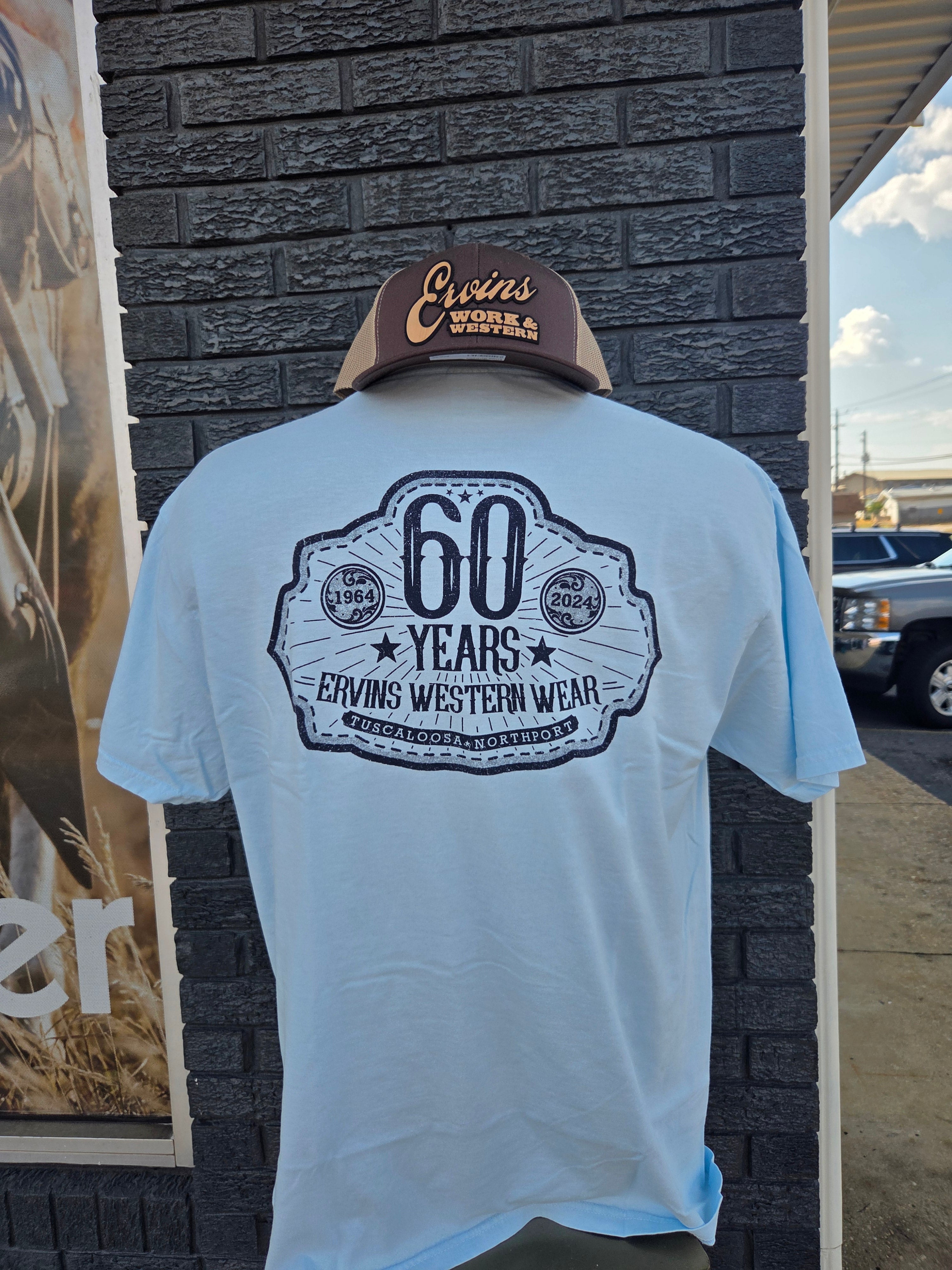 Limited Edition Ervin’s 60th Anniversary Comfort Color Pocket Tee